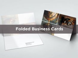 Folded Business Cards